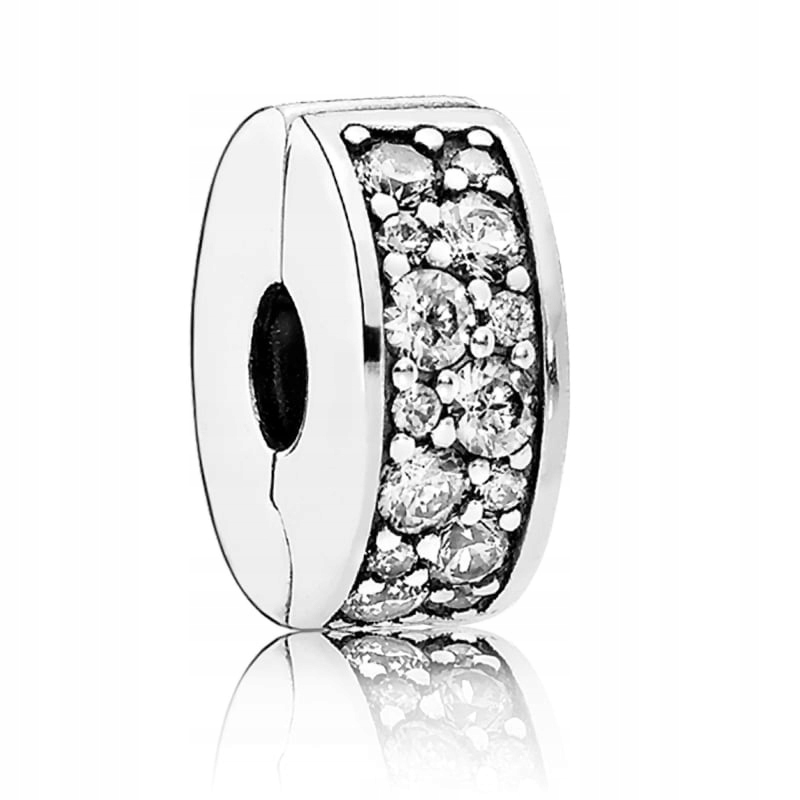 Klips Pandora Szyk Pavé 791817CZ