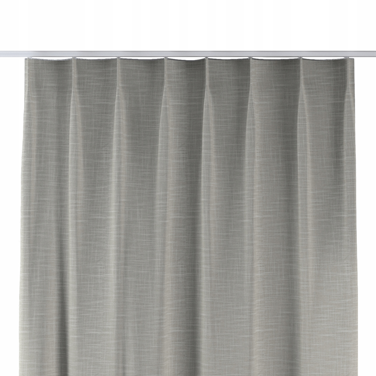 Záves na jednoduchých flex háčikoch 130 x 245 cm, hnedý