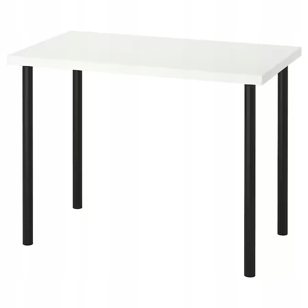 

Ikea Linnmon/adils stół biurko biały/czarny