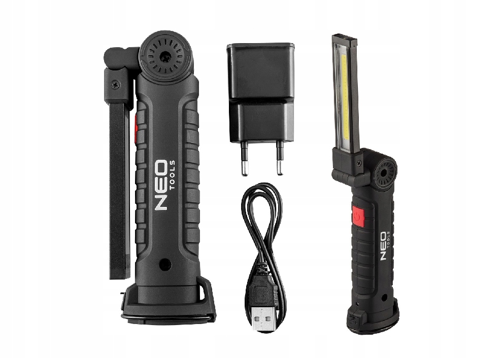 Lampa warsztatowa akumulatorowa 200 lm Cob latarka Neo 99-041