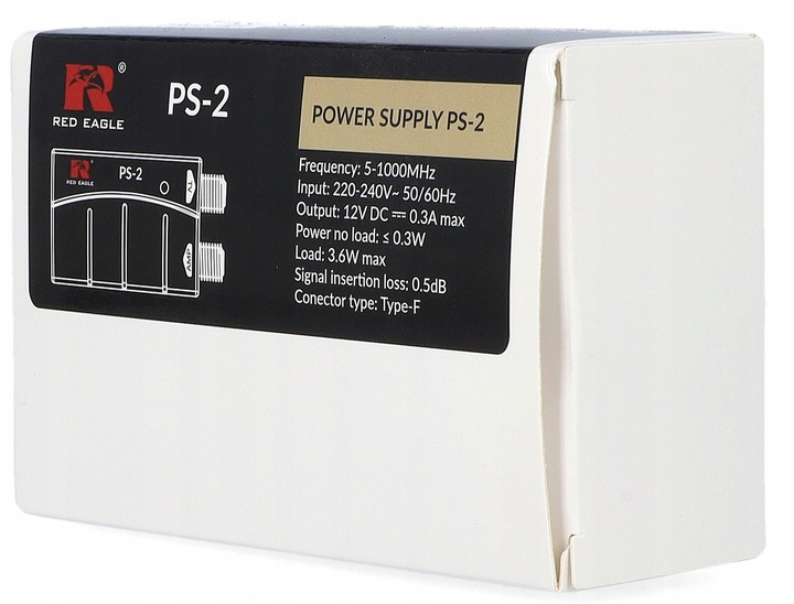ANTENOWY ZASILACZ IMPULSOWY KASKADOWY WZMACNIACZ WZM 12V PS-1 / PS-2 Kod producenta Zasilacz Antenowy F 12V do Anten DVB-T2