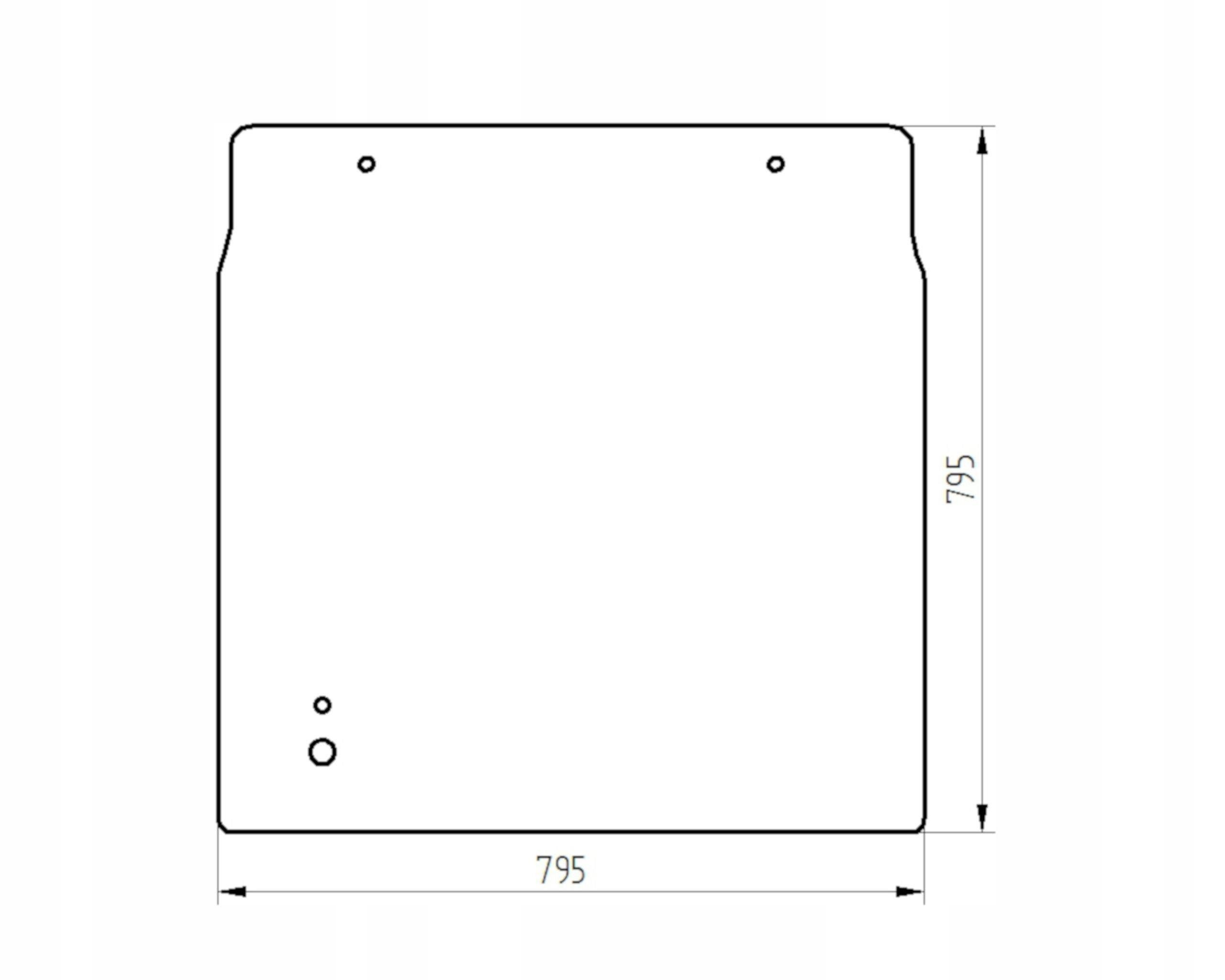 sklo Case New Holland přední bez nadru 72275370