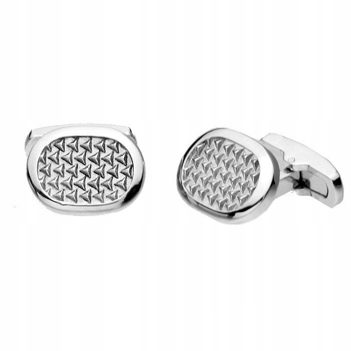 Pánské sponky Manoki Ocel 316L stříbrné