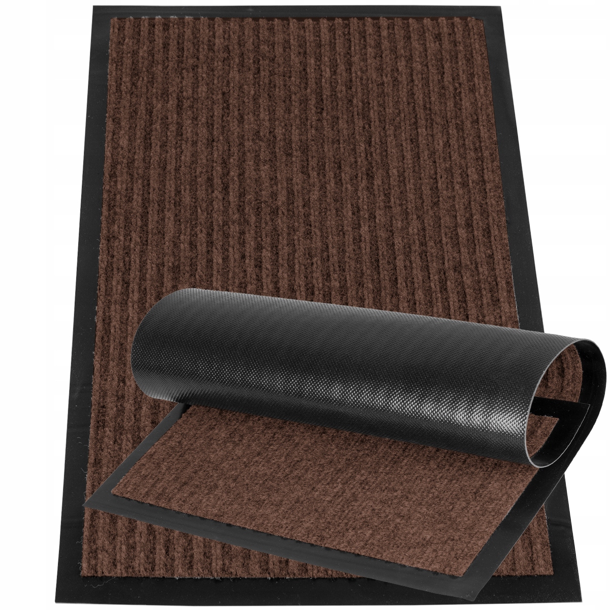 WYCIERACZKA POD DRZWI MATA WEJŚCIOWA DO BIURA FIRMY BUTÓW GUMOWA 60X80CM