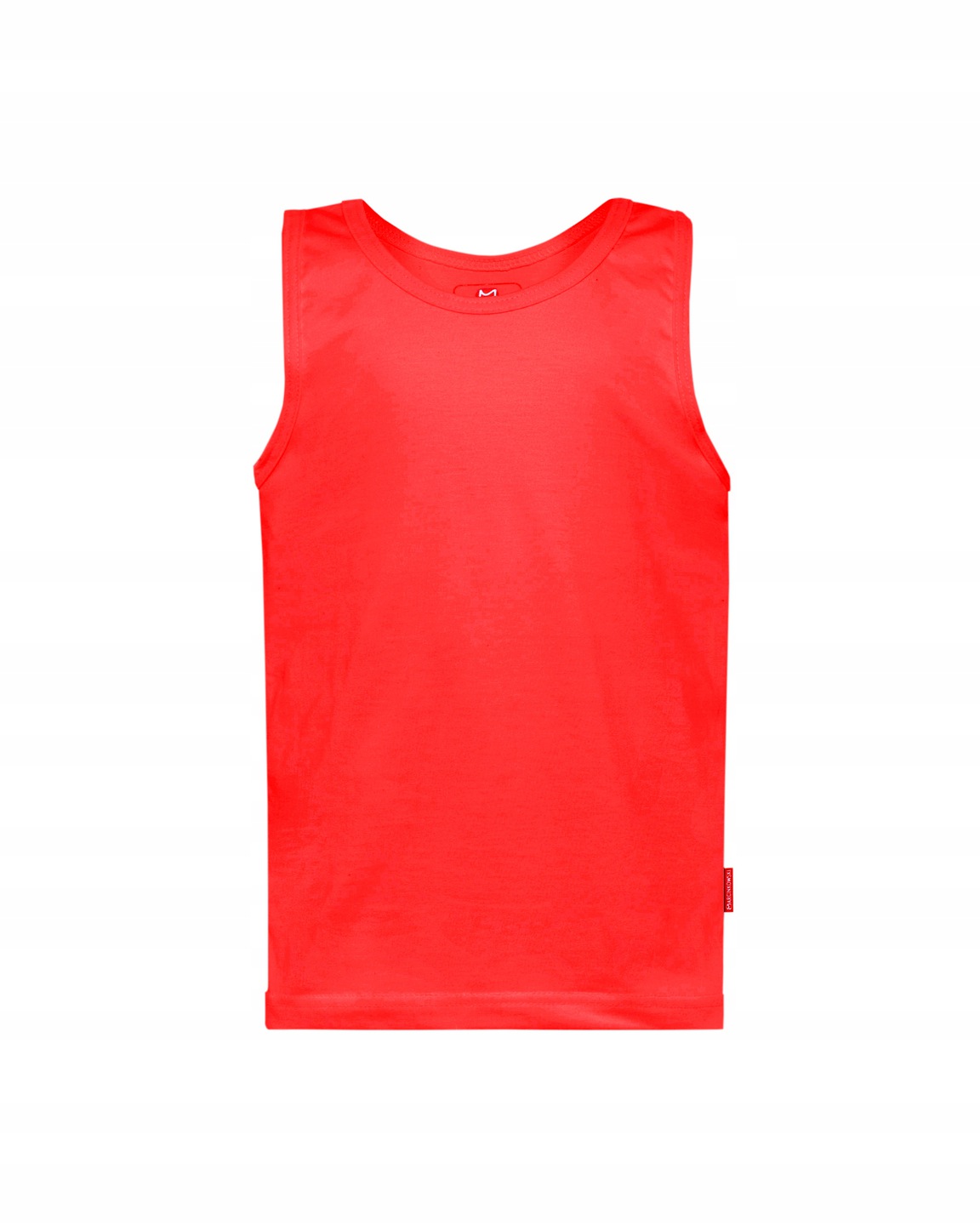 

Czerwona Podkoszulka Gładka Bawełna T-shirt 134 CM