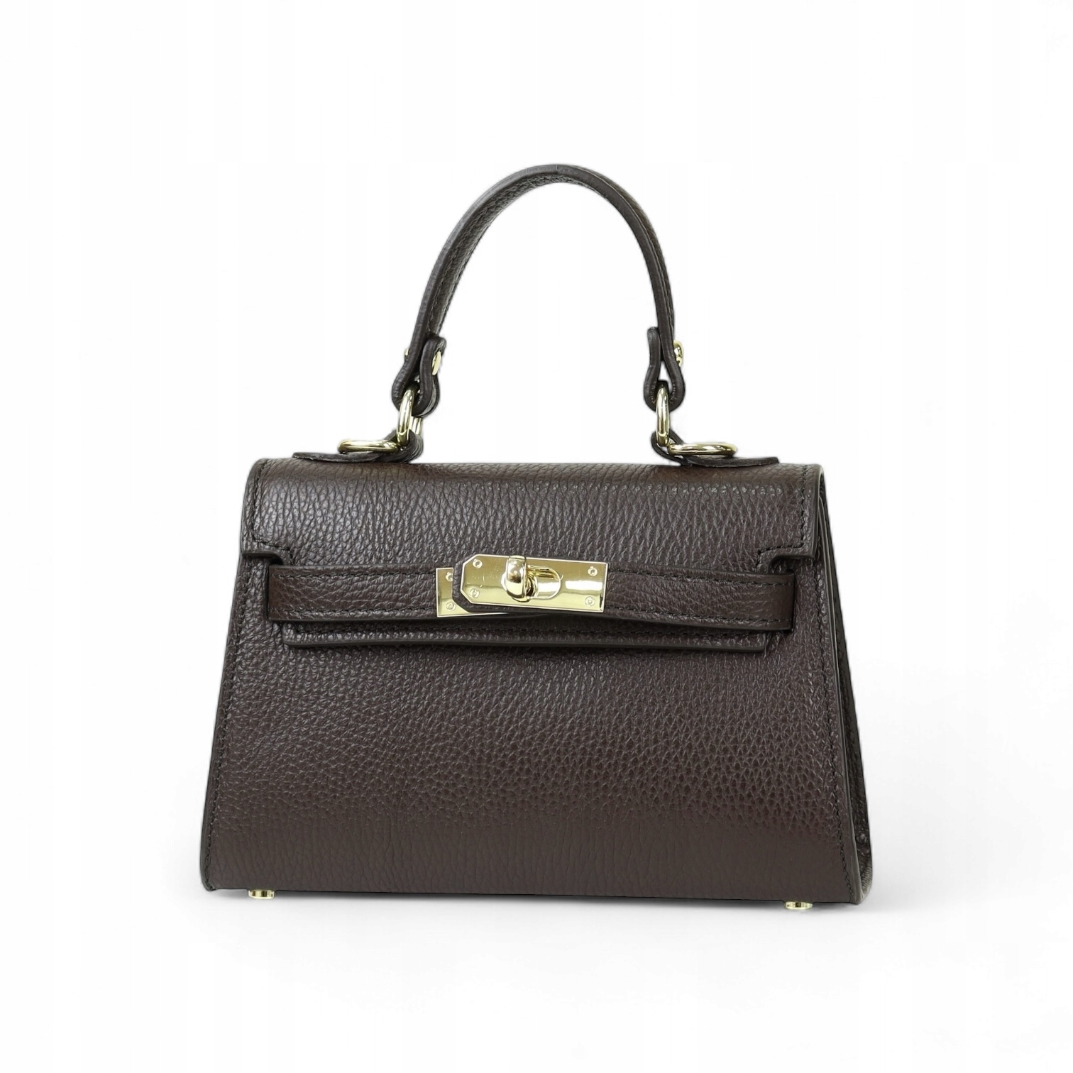 Dámská kabelka Kufřík, kůže Emily Espresso