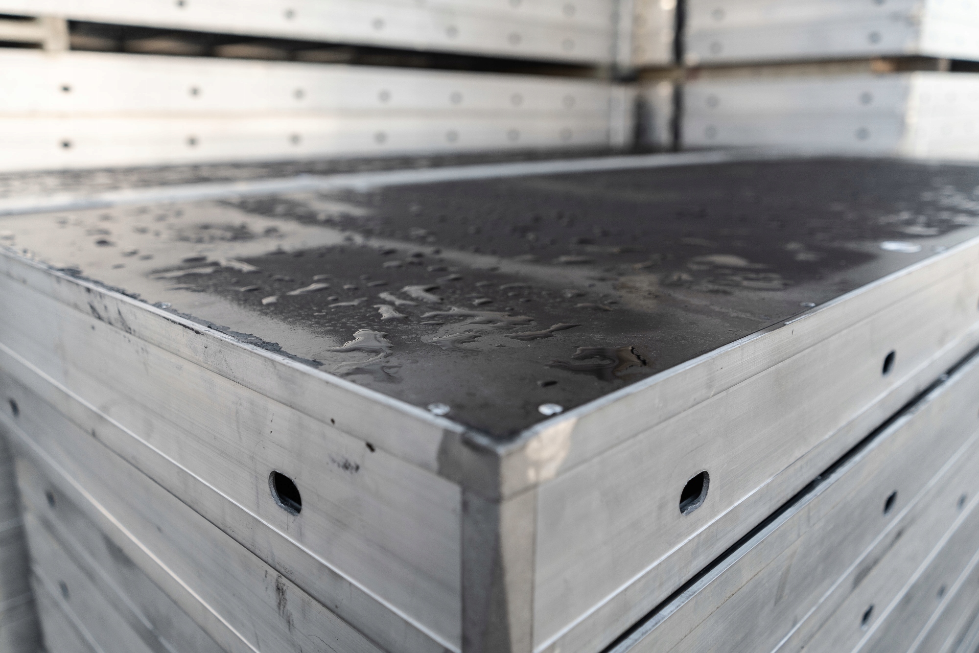 Płyta szalunkowa ALU typu Rasto, Midibox 75x270cm Materiał metalowe