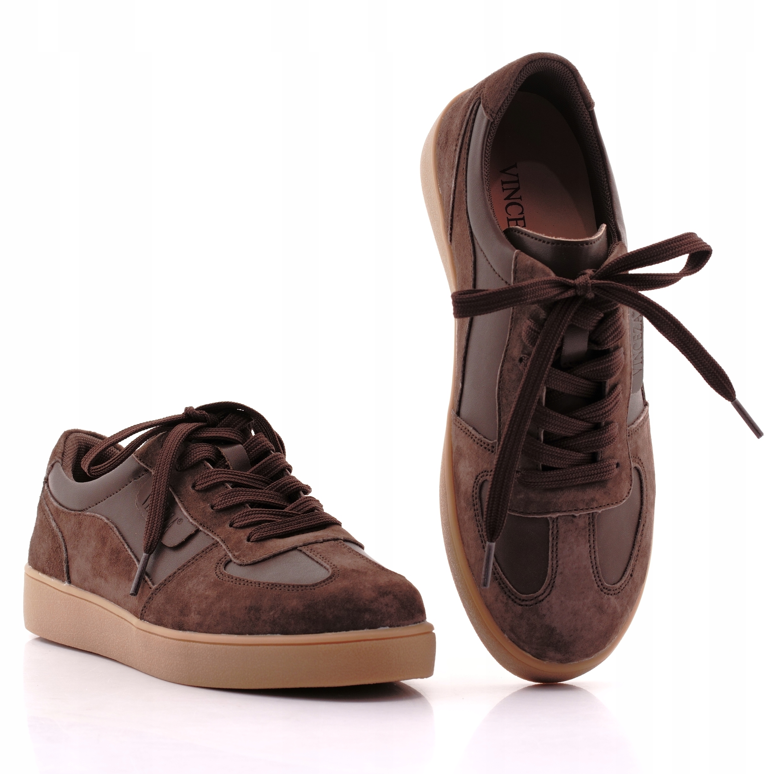 Vinceza Buty Damskie Sportowe Sneakersy Skórzane Tenisówki Trampki 7933 39