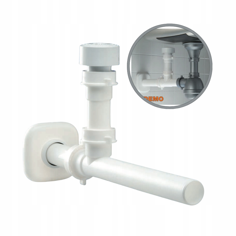 Sada prevzdušňovača Durgo DN32 s trojníkom do kúpeľne