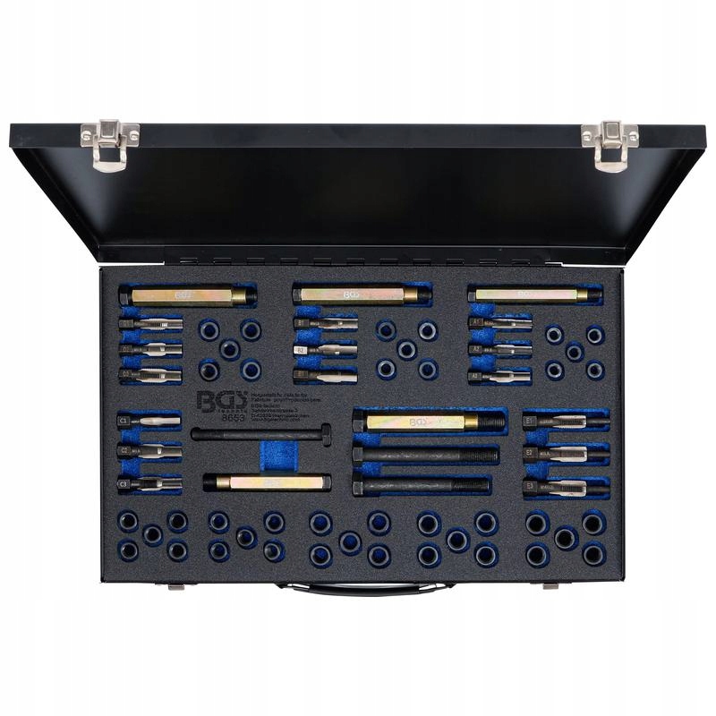 Sada pro opravu závitů žhavicích svíček M8 M9 M10 M12, Bgs 8653