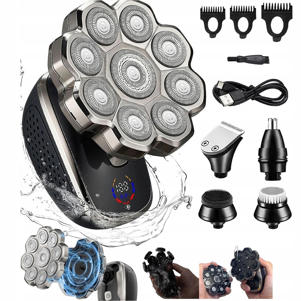 Holicí Strojek S Magnetickou Rotační Hlavicí, Voděodolný