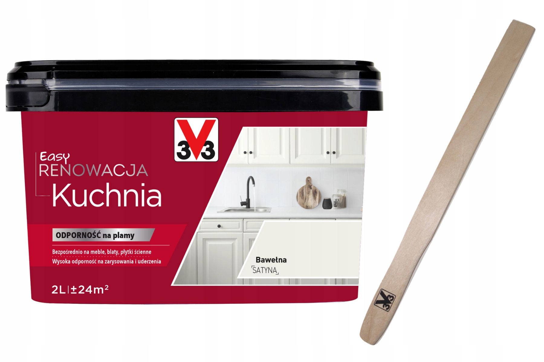 

V33 Easy Renowacja Kuchnia Bawełna Satyna 2L