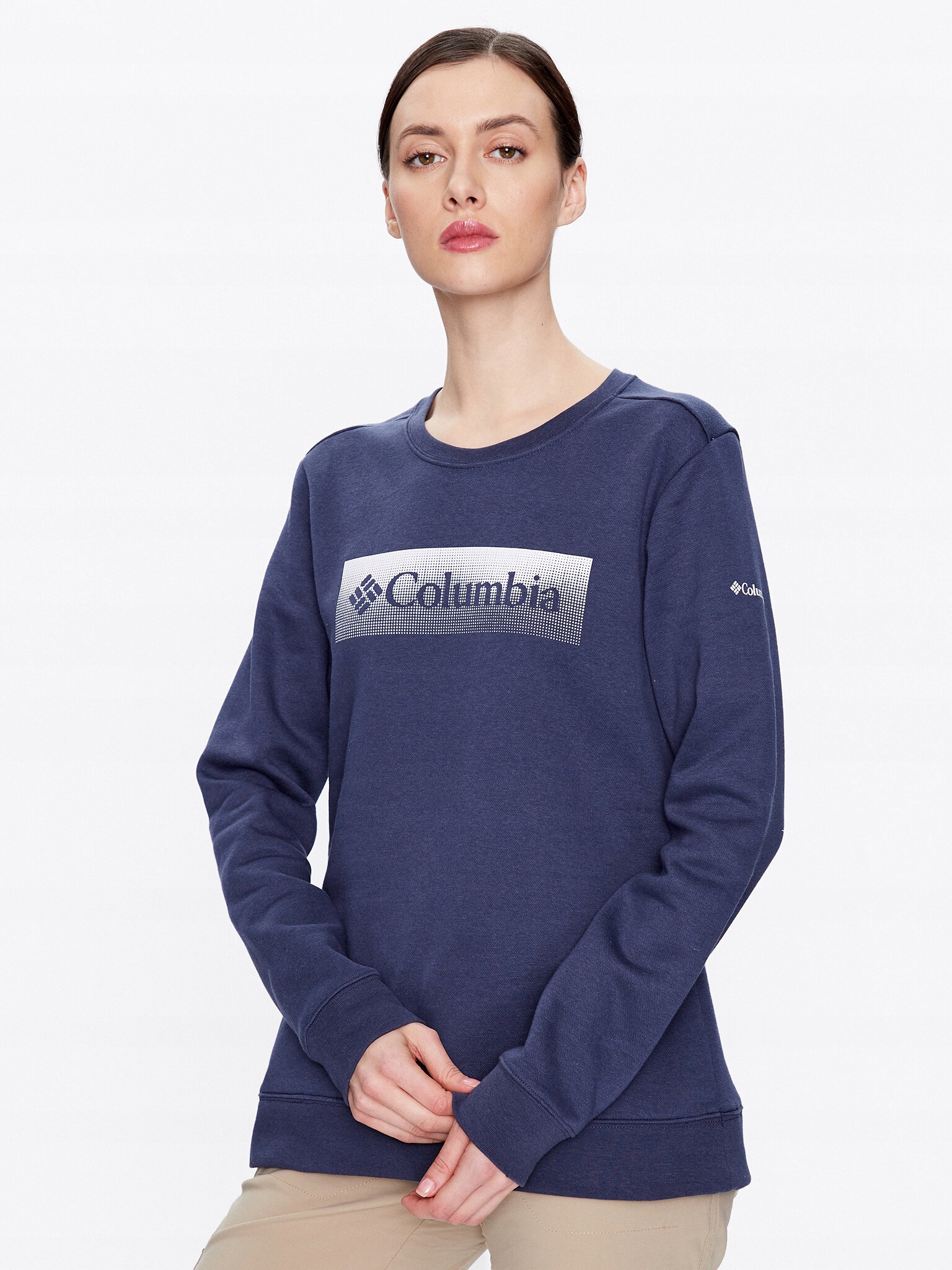 Columbia Bluza Logo II 2032891 Granatowy Regular Fit