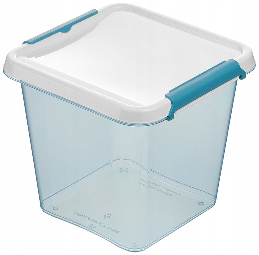 

Pojemnik na żywność plastikowy jedzenie pudełko 4l