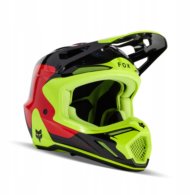 Prilba Fox V3 Revise Red/yellow M
