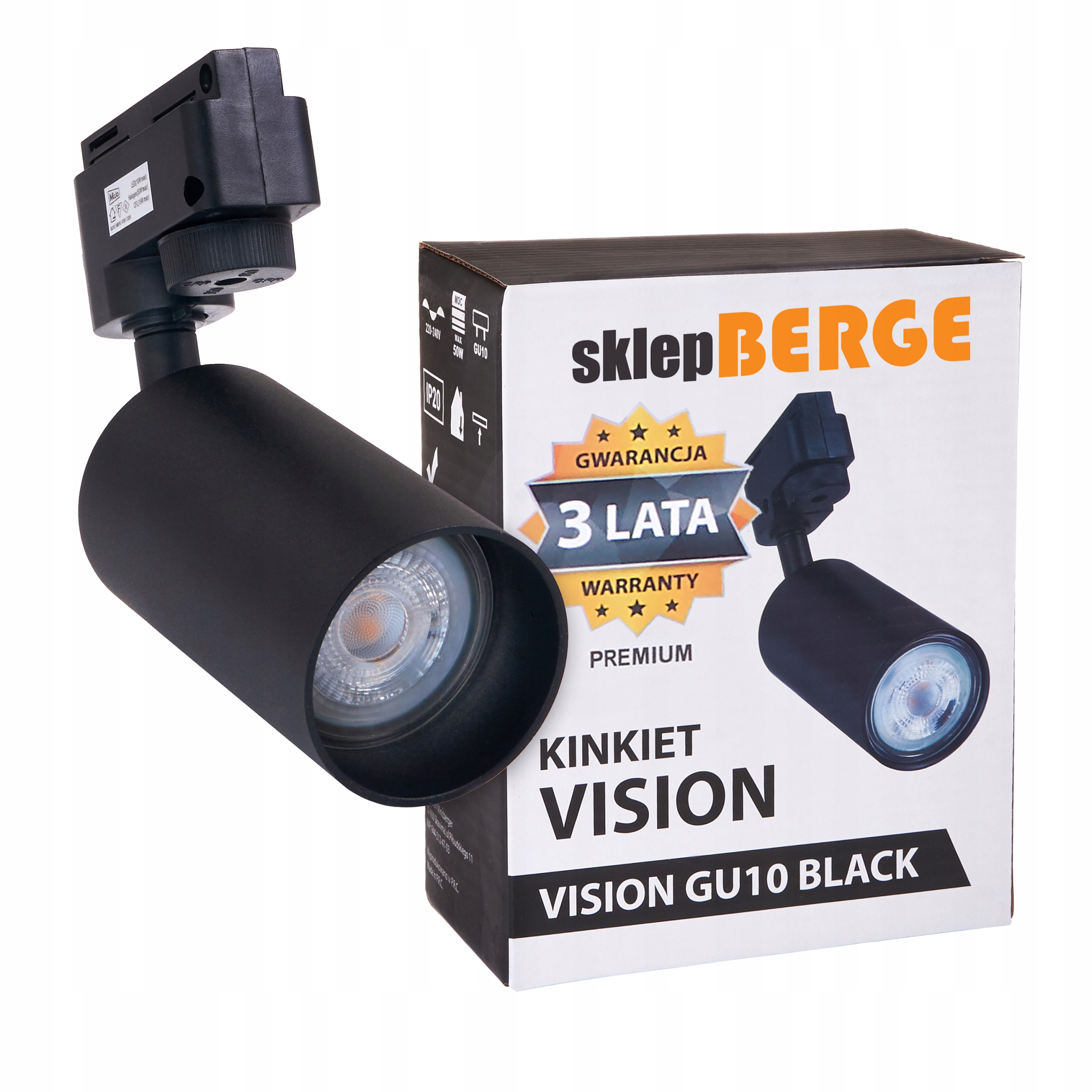 

Reflektor Lampa Spot szynowy Premium Vision