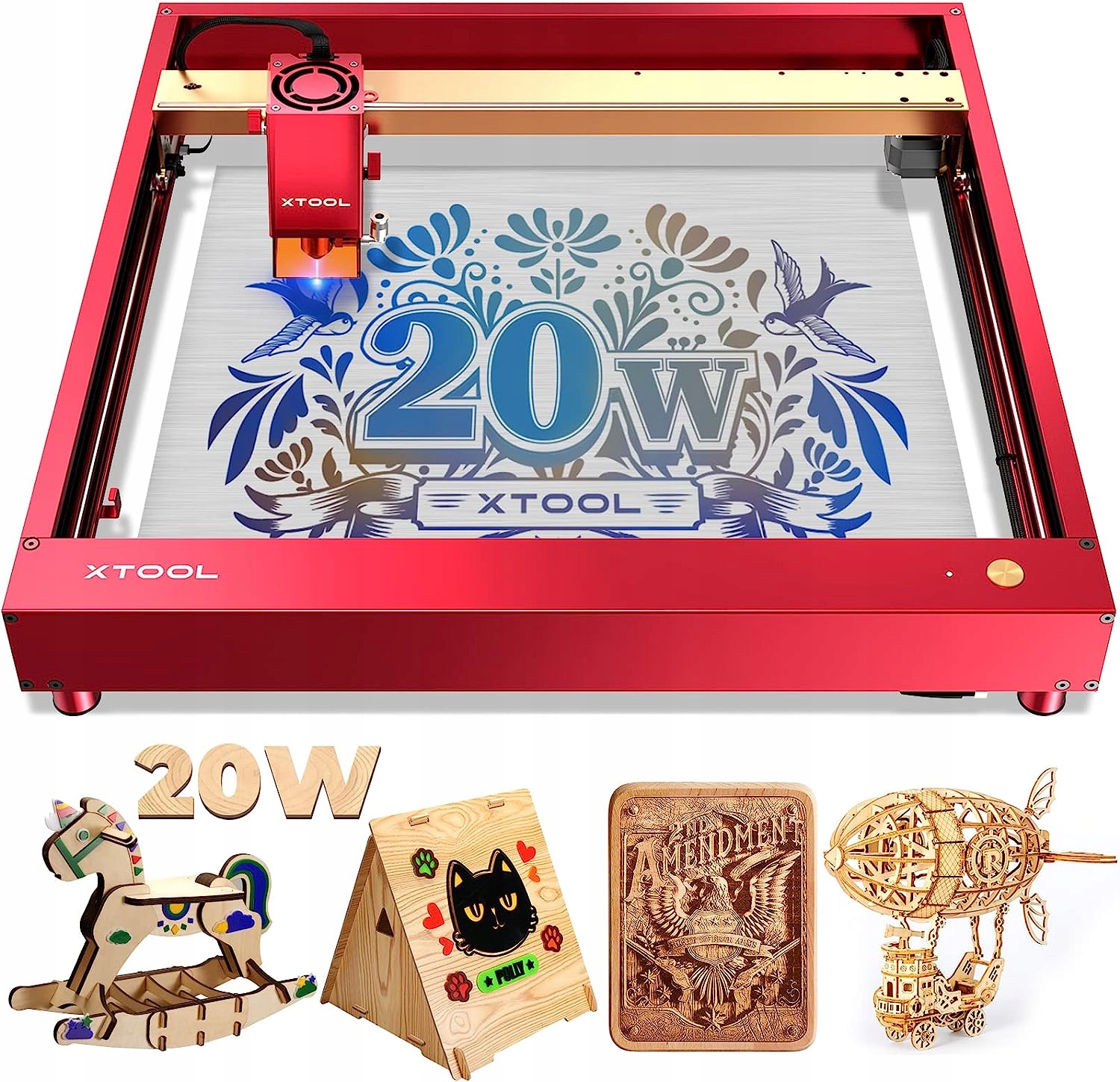 xTool D1 Pro Maszyna Grawer Laserowy Wycinarka 20W