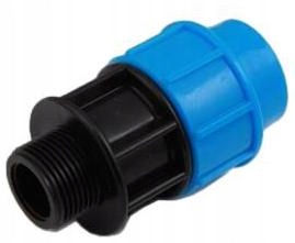 ZŁĄCZKA prosta GZ 50 mm x 2" do rur PE PN20