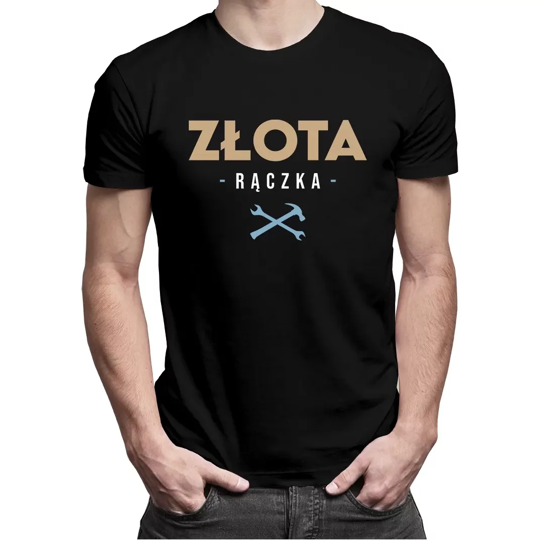 

Złota rączka koszulka męska idealna