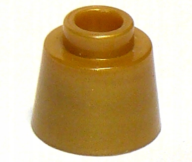 

Lego Pearl Gold Cone Stożek 85975 3szt