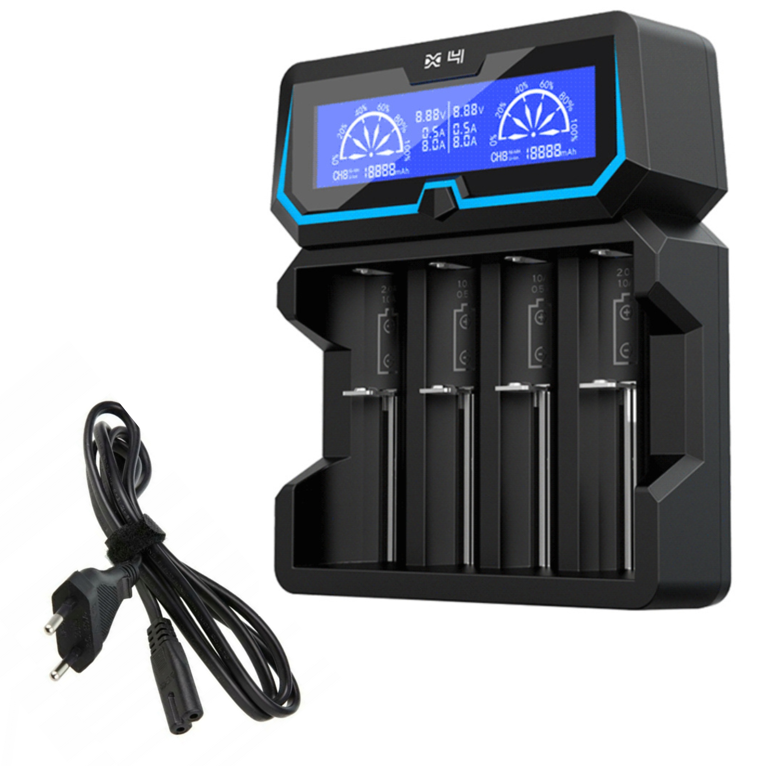 Ładowarka Xtar X4 New 18650/26650 Li-ION Ni-mh 14500 16340 18650 Aa Aaa