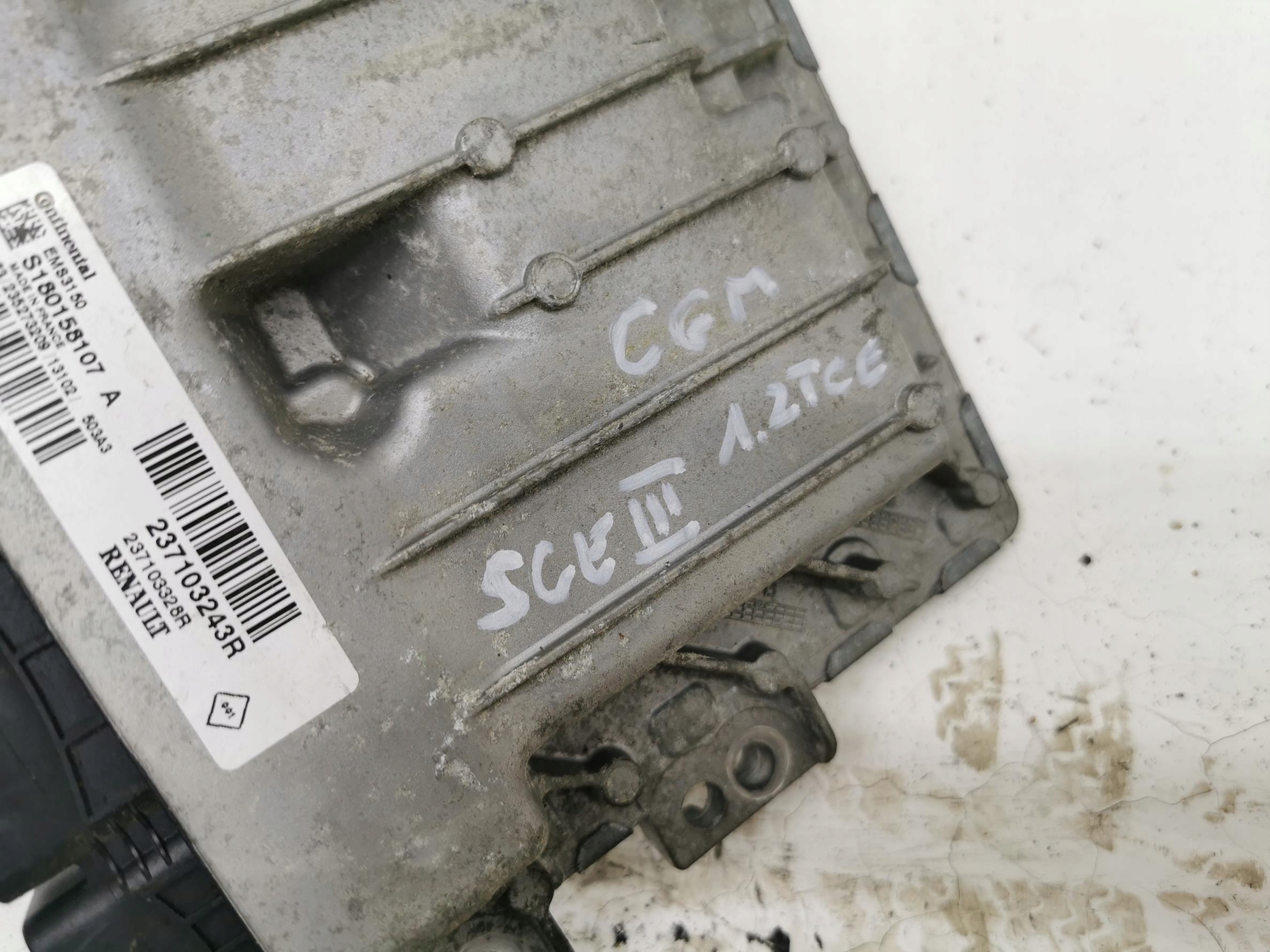 control unit of the engine RENAULT SCENIC III 1.2 TCE 132KM