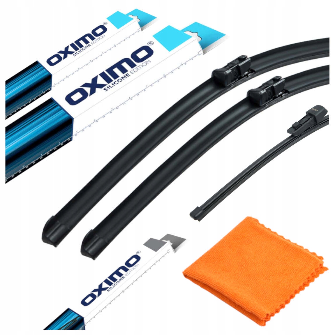 OXIMO Wycieraczki do szyb przód tył Fiat 500L