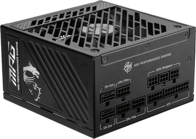 Napájecí zdroj Msi Mpg A1000GS 1000W Gamingový Atx 3.1 PCIe 5.1 Gold Modulární