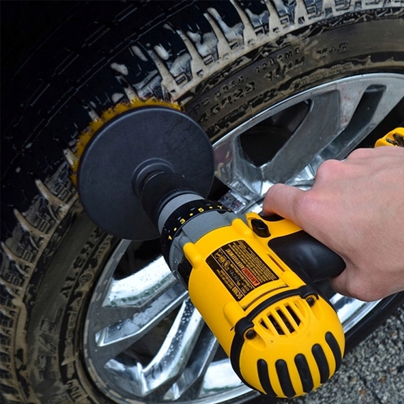 SZCZOTKI SPRZĄTAJĄCE NA WIERTARKĘ WKRĘTARKĘ 3 szt Marka Reto