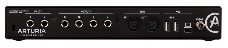 ARTURIA MiniFuse 4 BLACK INTERFEJS AUDIO USB KARTA DŹWIĘKOWA EAN (GTIN) 3760033531717