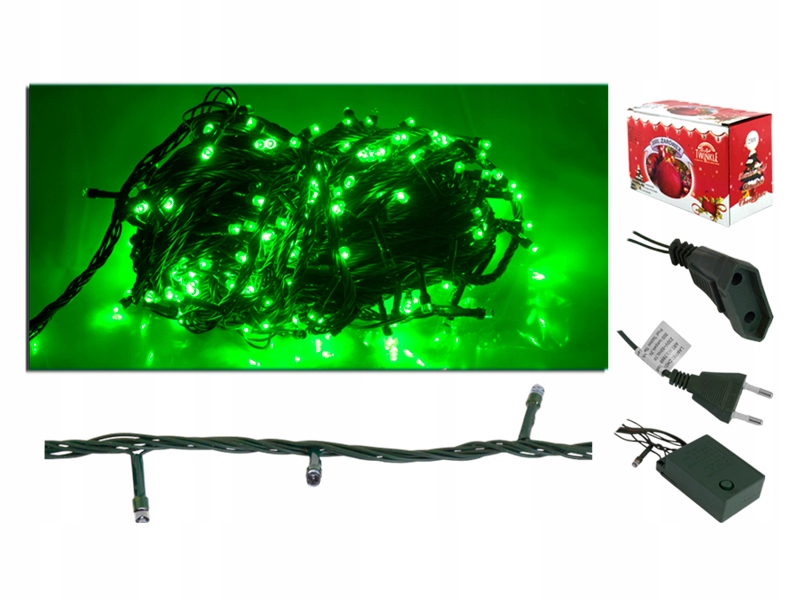 

Lampki choinkowe 200 Led zielone