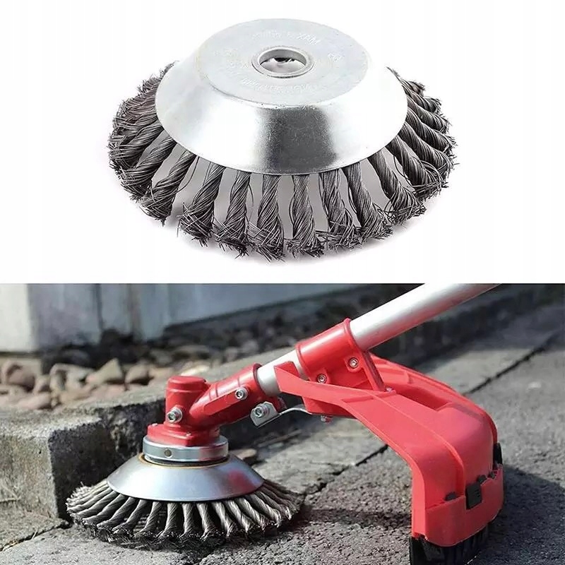 Szczotka tarcza stożkowa do usuwania chwastów mchu Kod producenta GAŁM10