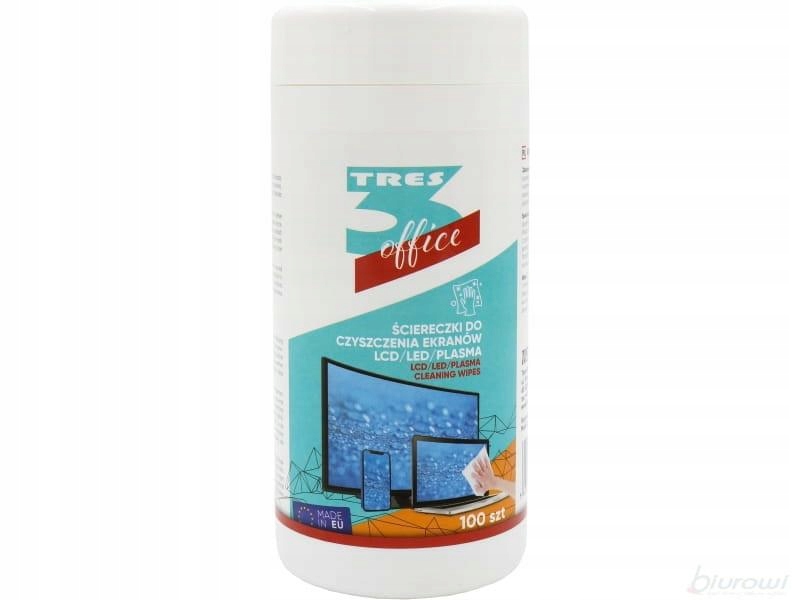 

Ściereczki do czyszczenia Lcd/led Tres 100szt