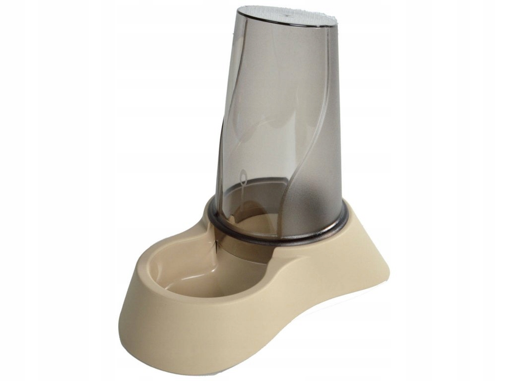 Miska pro psa s dávkovačem, béžová, 3,5l