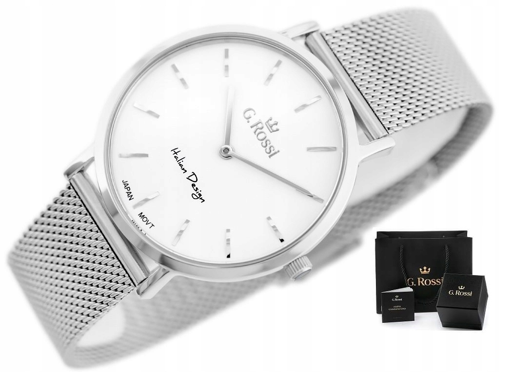

Zegarek Damski G. Rossi Giulia mesh +box +grawer