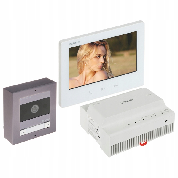 Zestaw Wideodomofonowy DS-KIS704EY/ALUMINUM Hikvision