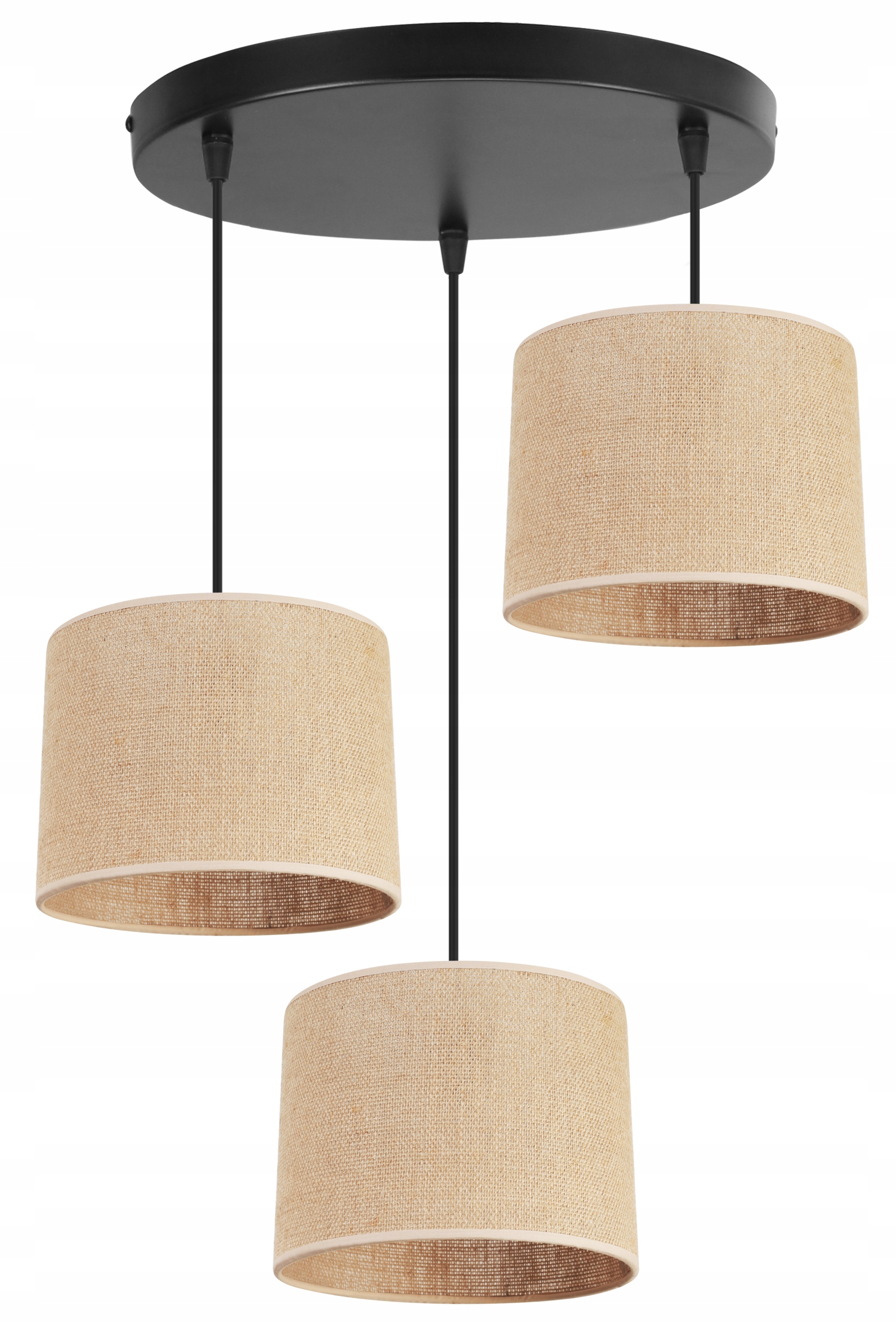 Závěsné Stropní Svítidlo S Trojitým Boho Stínítkem Do Obývacího Pokoje Jídelny