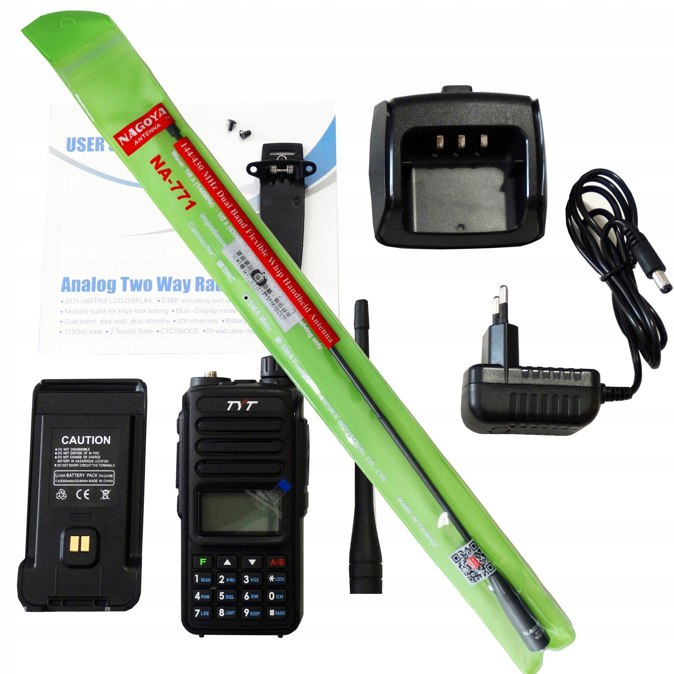 Tyt TH-UV98 10W Nagoya NA-771 Sma-m