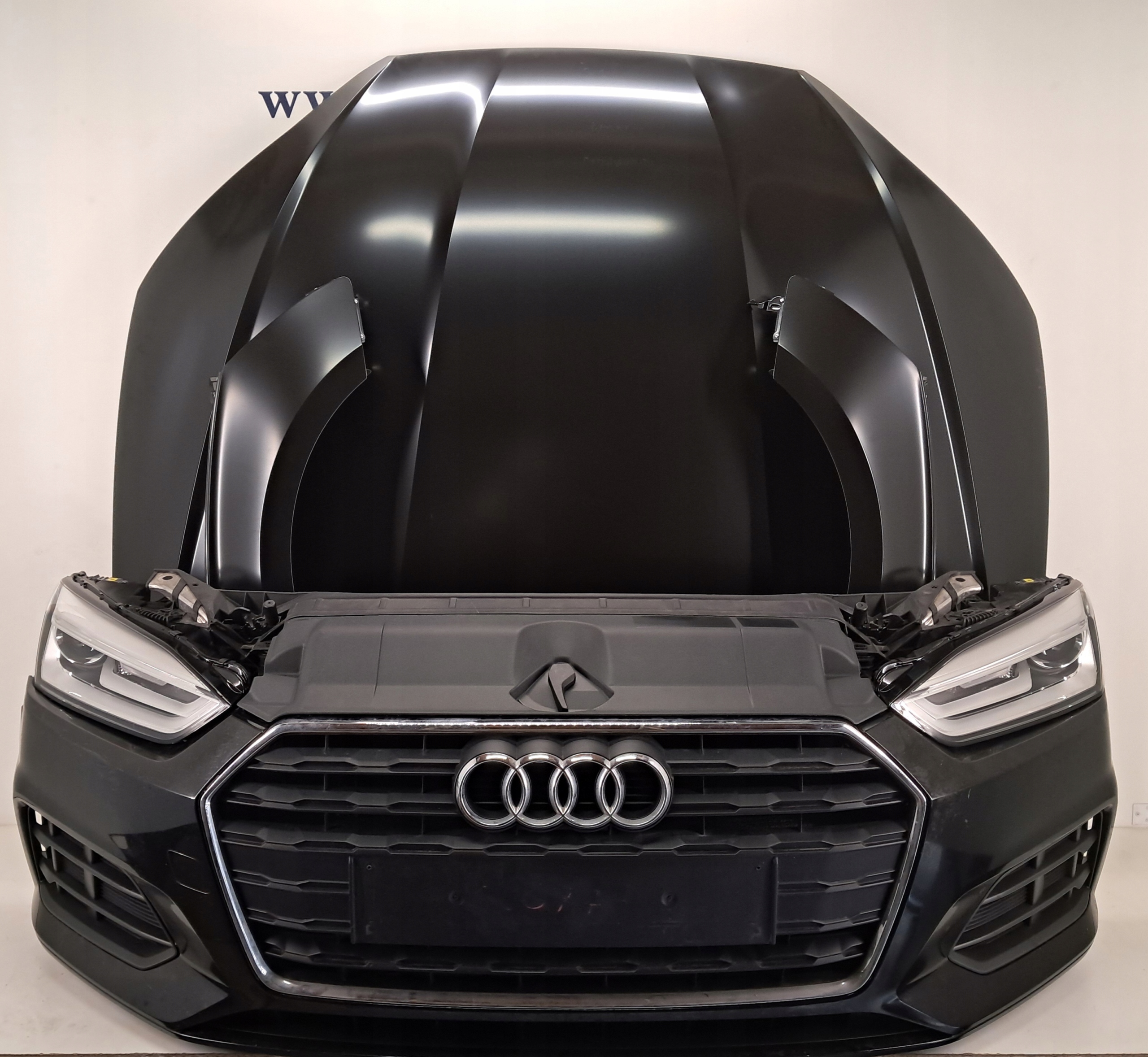 AUDI A5w6 16-19 КОМПЛЕКТ ПЕРЕД ПЕРЕДНЯЯ ПАНЕЛЬ КАПОТ ФАРА ПОЛНЫЙ КОМПЛЕКТ LED КРЫЛО БАМПЕР