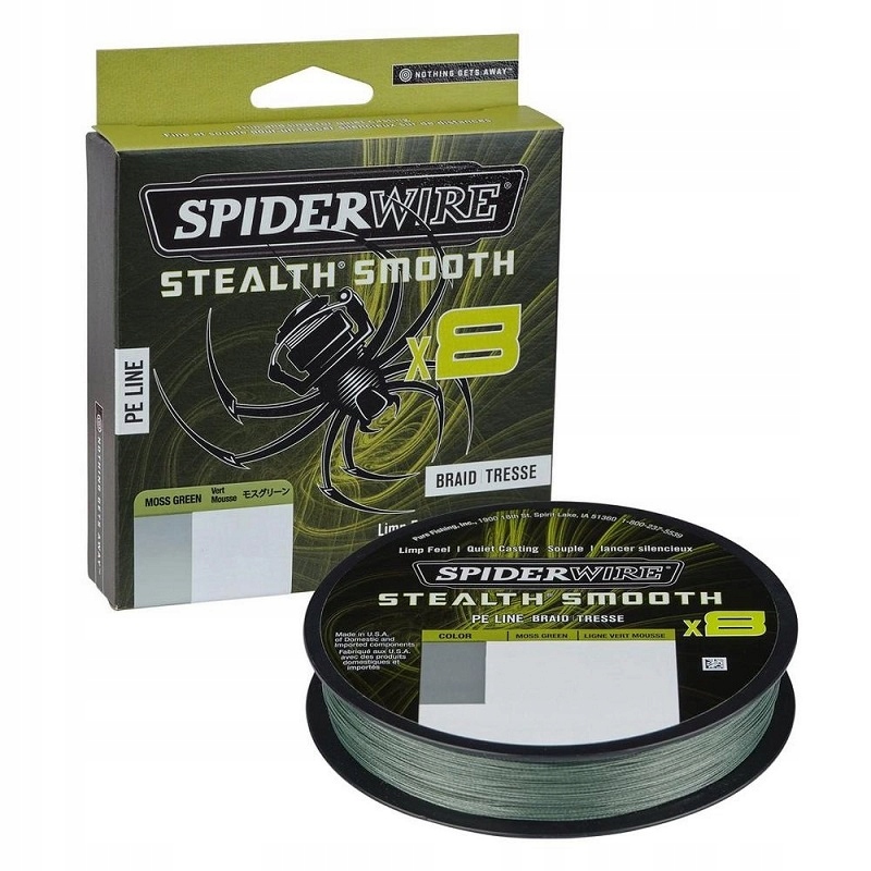 Plecionka Moss Green 8x 0.07mm/6,0kg/150m Spider Wire