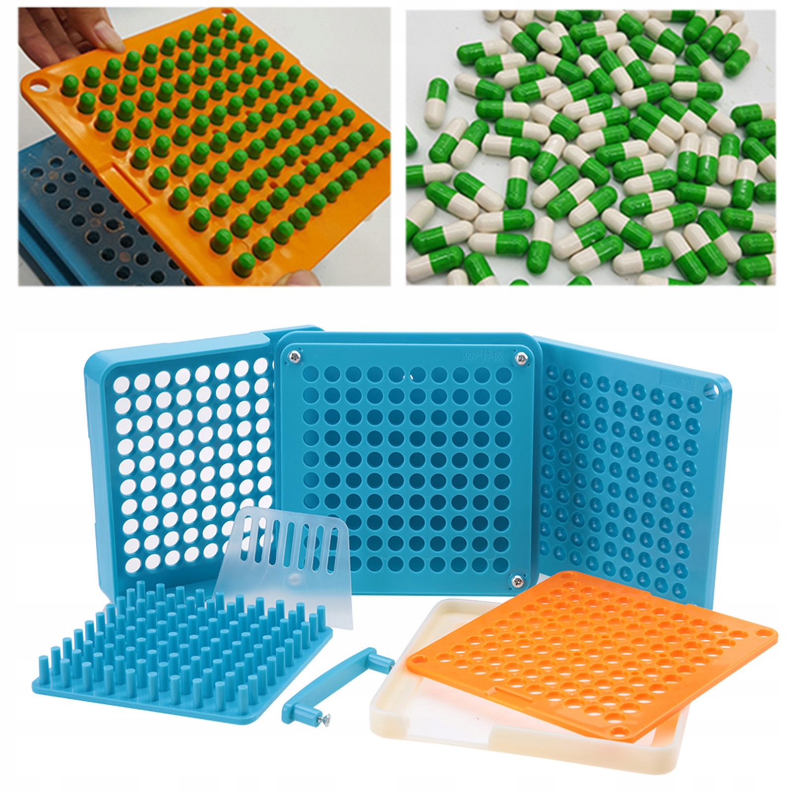 100 Otworów Kapsułkarka kapsułkownica rozm.000#