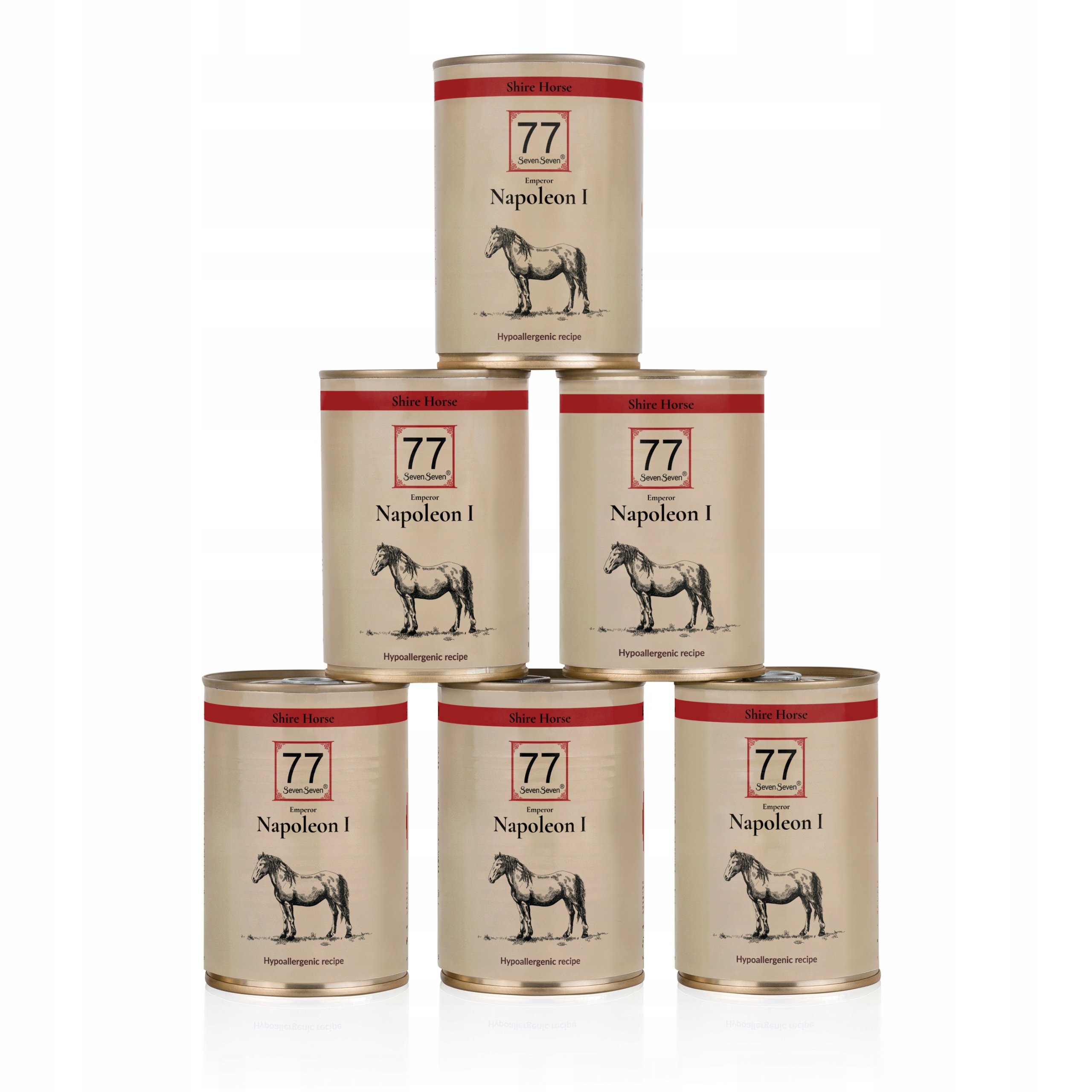 Napoleon I z koniną Zestaw 6 x 400g 77 Petfood