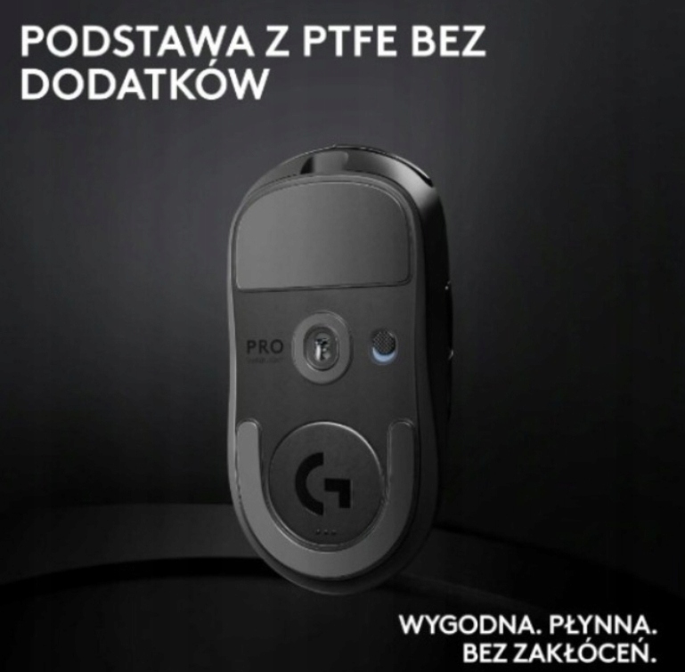 Prezent Mysz LOGITECH G PRO X Superlight 2 Czarna Sensor optyczny