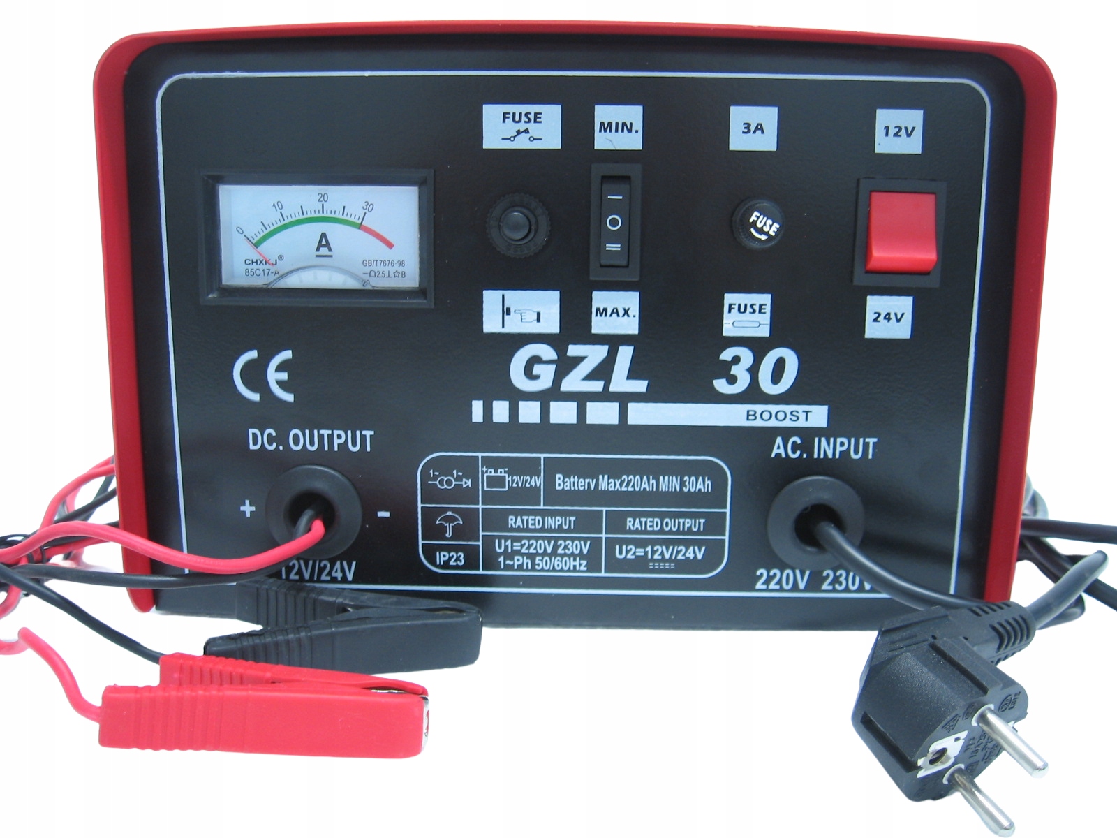 PROSTOWNIK GZL30 Z FUNKCJA SZYBKIEGO ŁADOWANIA 30A