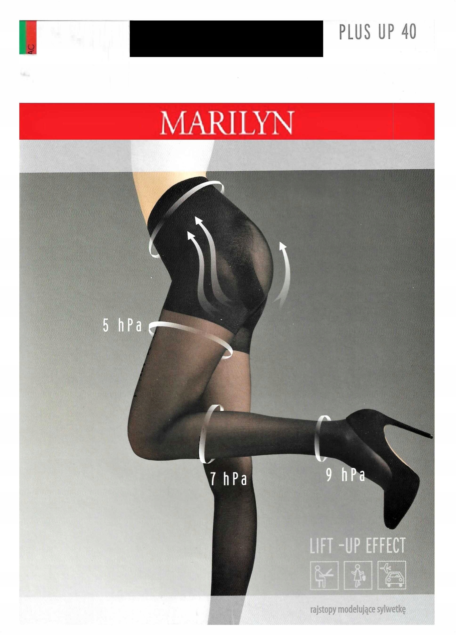 

Rajstopy Modelujące Marilyn Plus Up 40 Nero r. 3