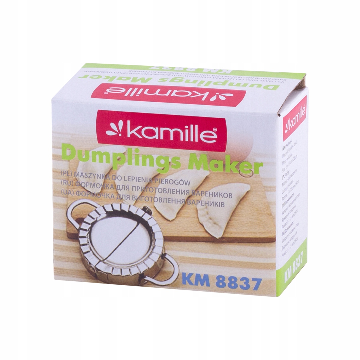 MASZYNKA FORMA FOREMKA DO PIEROGÓW USZEK KAMILLE Stan opakowania oryginalne