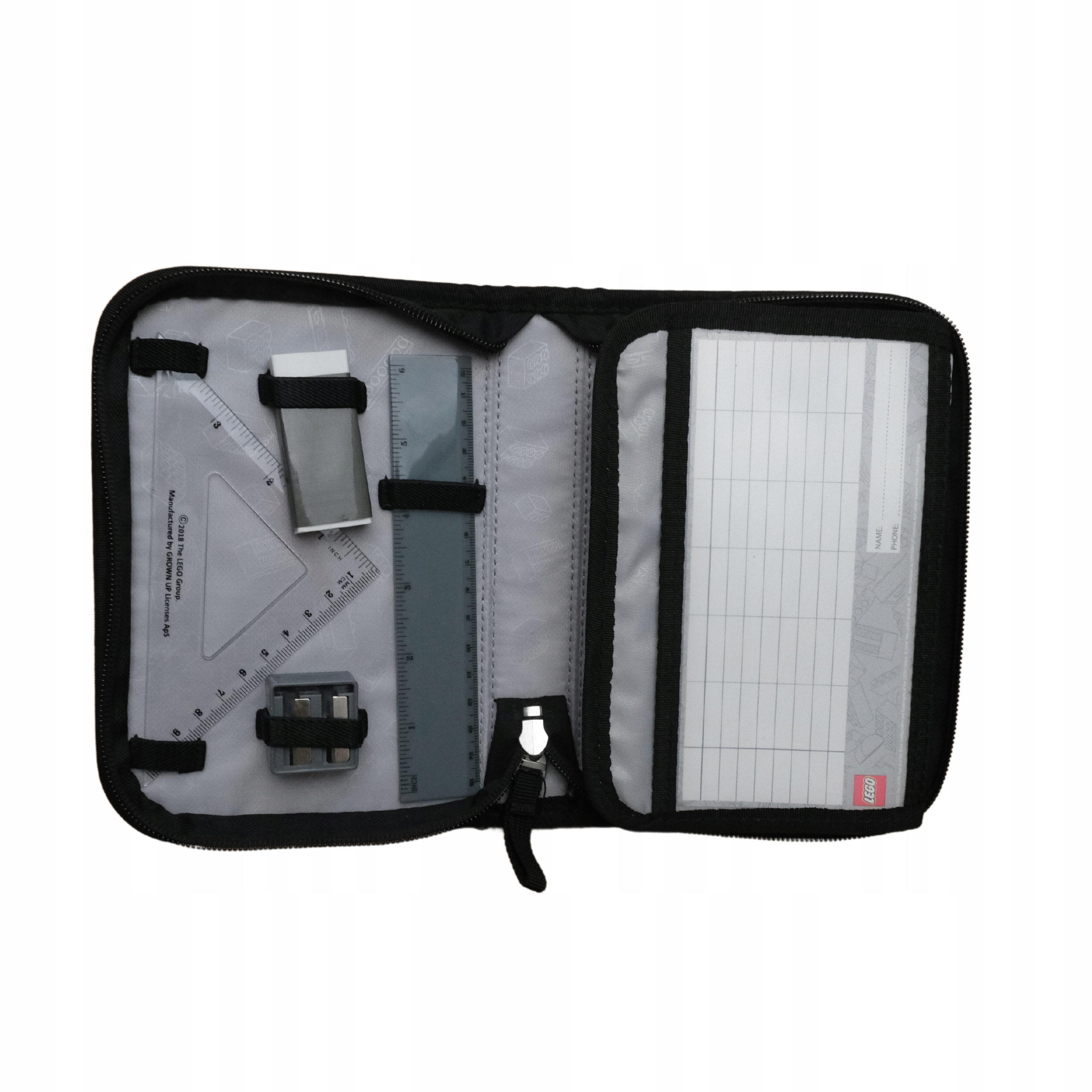 PIÓRNIK SZKOLNY LEGO ROZKŁADANY Z WYPOSAŻENIEM LEGO Deluxe Minifigure Heads Typ rozkładany pojedynczy