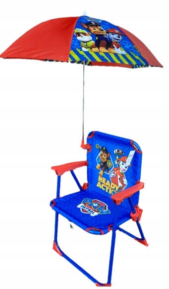 

Psi Patrol Krzesło Krzesełko Parasol Leżak Dzieci