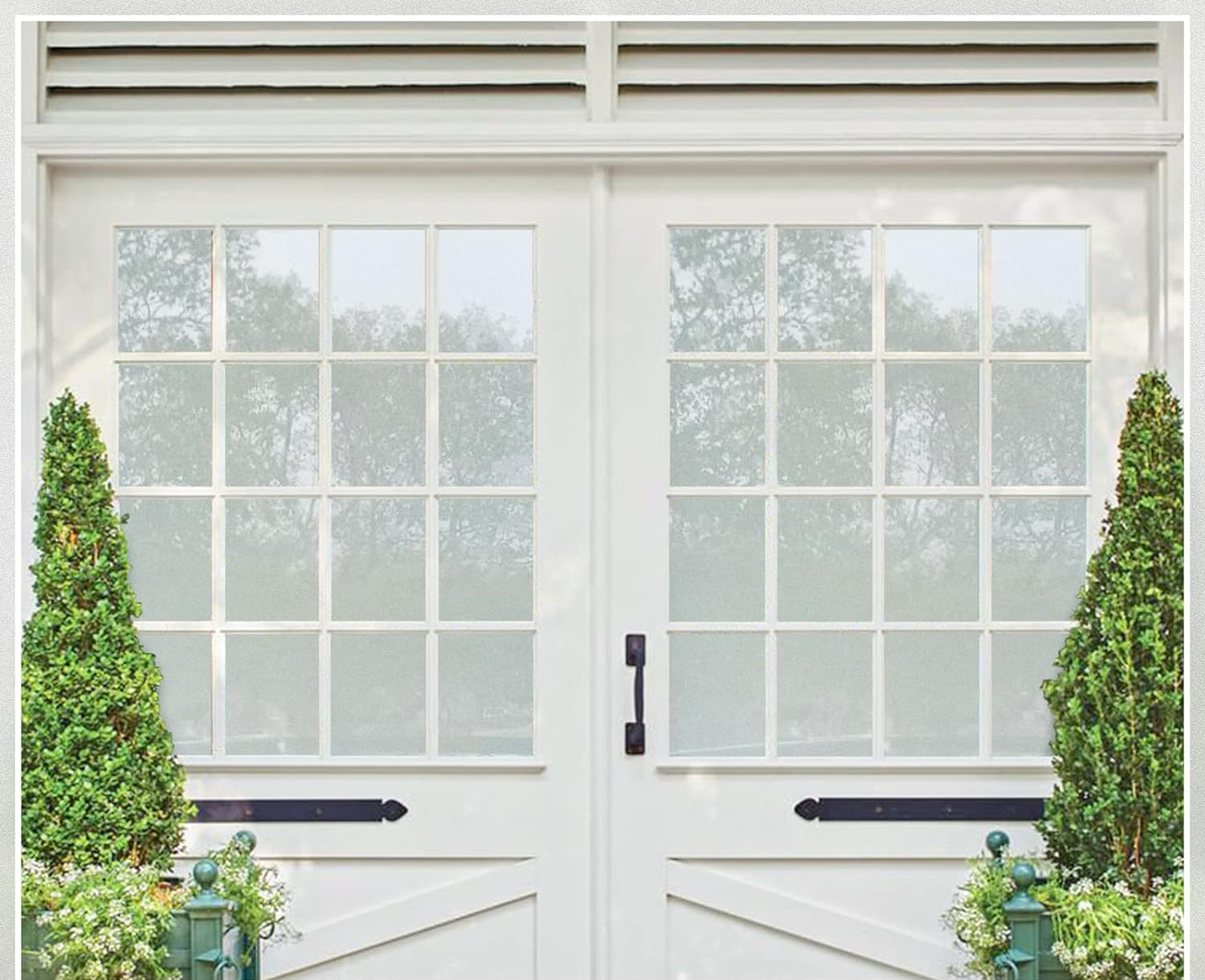 FOLIA NA SZYBĘ OKIENNA MATOWA MLECZNA SZRONIONA PRYWATNOŚĆ 45*100cm Rodzaj folii gotowa