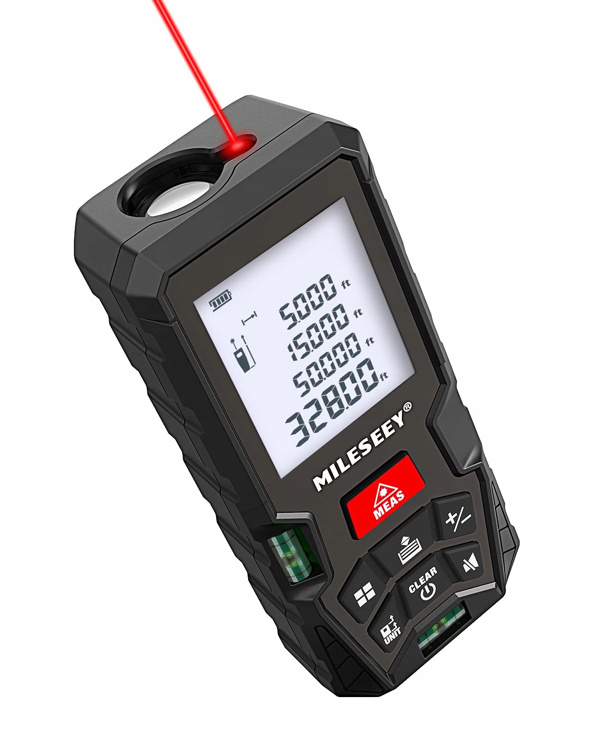 MILESEEY Dalmierz Laserowy 100m LCD IP54 Dokładność 2mm Pomiar Powierzchni — miniatura 2